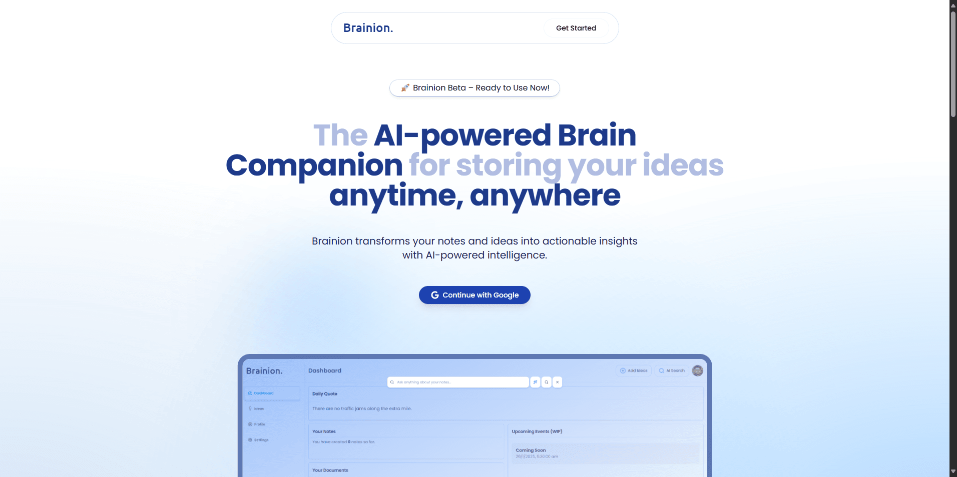 Brainion preview
